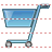 Grocery shopping service icon