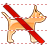 No pets icon