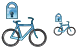Bike storage icons