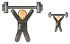 Fitness room icons