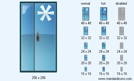 Full-Size Refrigerator Icon Images