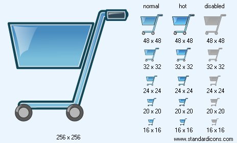 Grocery Shopping Service Icon Images