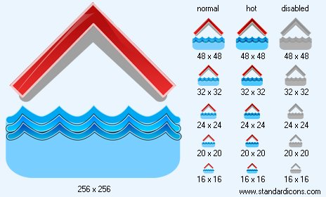 Indoor Pool Icon Images