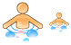 Whirlpool bath icons
