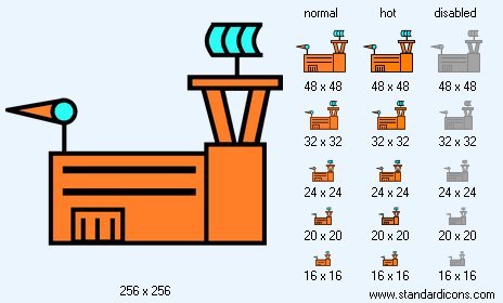 Air Traffic Control Facility Icon Images