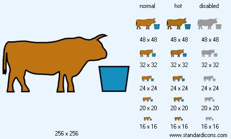 Animal Feedlots Icon Images
