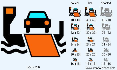 Ferry Terminal Icon Images