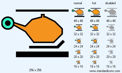 Helicopter Landing Site Icon Images