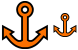 Ship anchorage icon