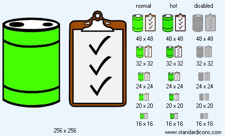 Toxic Release Inventory Icon Images