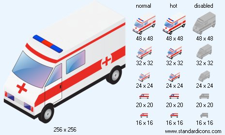 Ambulance Car Icon Images