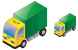 Taxi-lorry icons