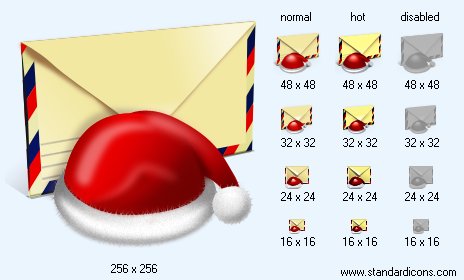 Santa Letter Icon Images
