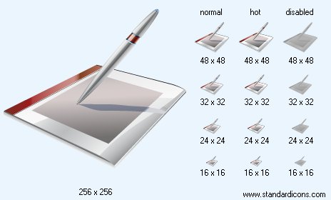Graphic Tablet Icon Images