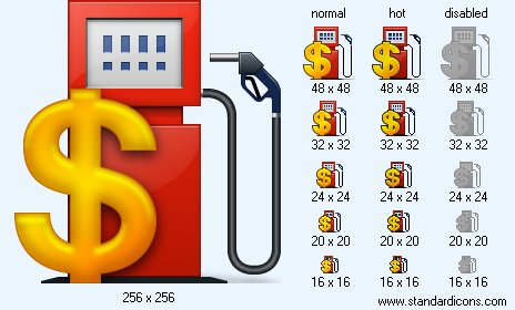 Fuel Expenses Icon Images