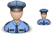 Police officer icons