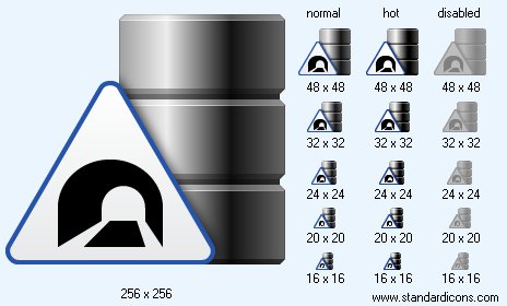 Tunnel Database Icon Images