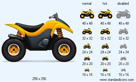 Utility ATV Icon Images