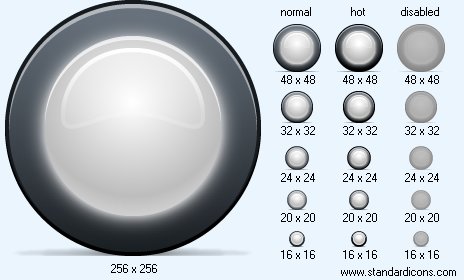 White LED Icon Images