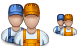 Workers icons
