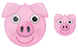 Pig icons