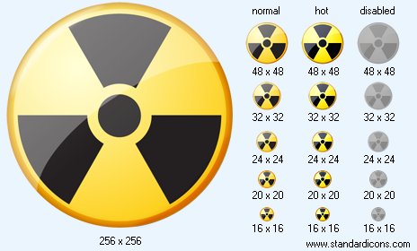 Radiation Icon Images