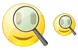Search smile icons