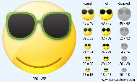 Sun Glasses Icon Images