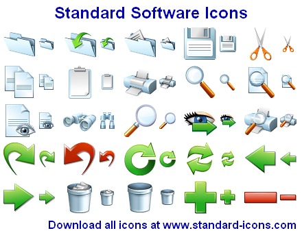 Standard Software Icons software