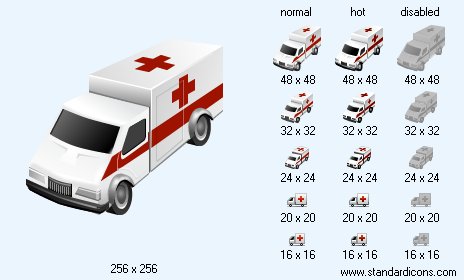 Ambulance Car Icon Images