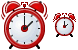 Alarm clock icons