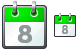 Calendar icons