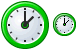 Clock icons