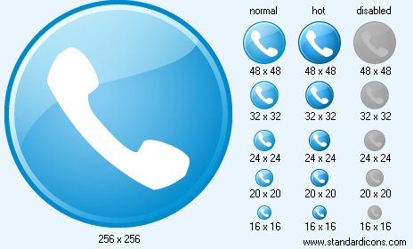 Telephony Icon Images