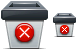 Trash icons