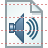 Sound file icon