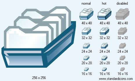 Card File Icon Images