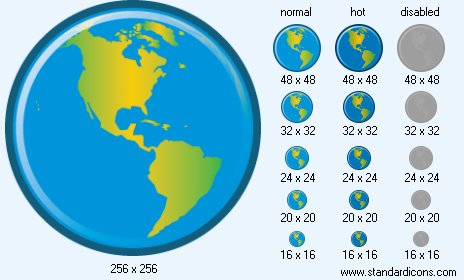 Earth Icon Images