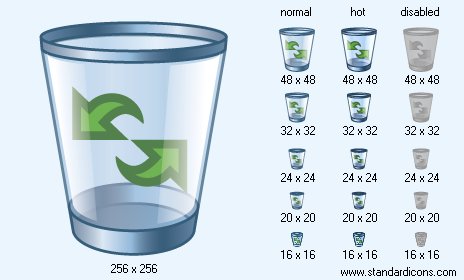 Empty Recycle Bin Icon Images
