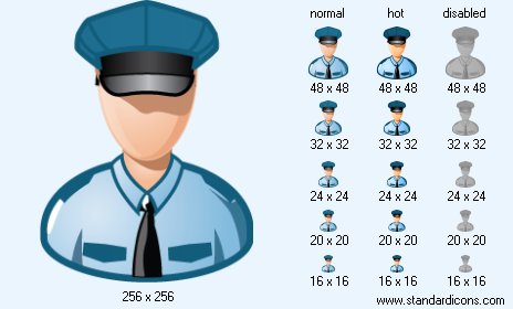 Police-Officer Icon Images