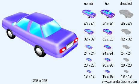 Car V4 Icon Images