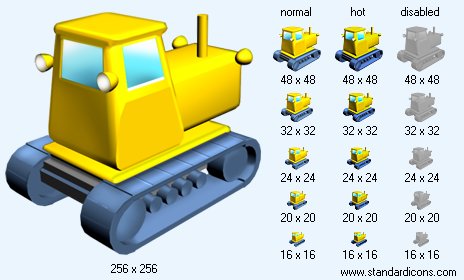 Catterpilar Traktor V3 Icon Images