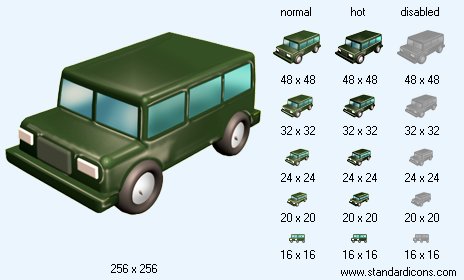 Hummer V1 Icon Images