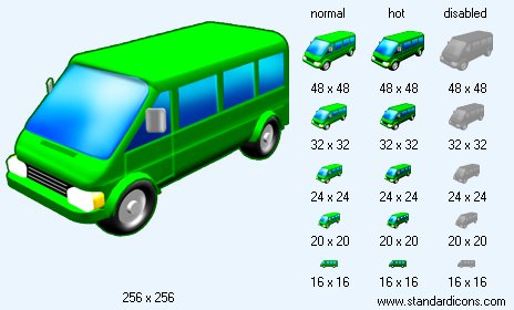 Minibus V1 Icon Images