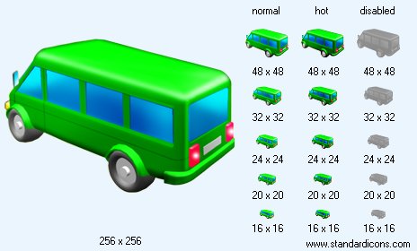 Minibus V4 Icon Images