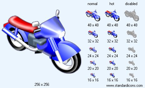Motocycle V2 Icon Images