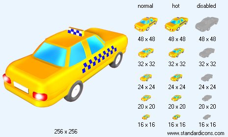 Taxi V3 Icon Images