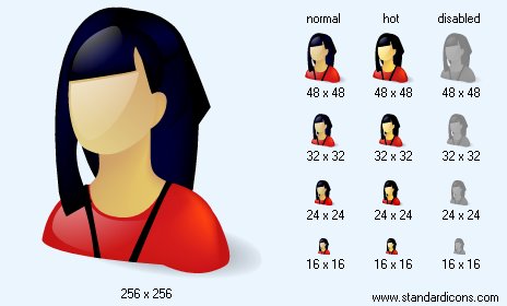 Asian Woman Icon Images