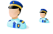 Policeman icons