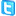 Blue twitter icon